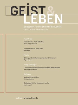 cover image of Geist & Leben 4/2024